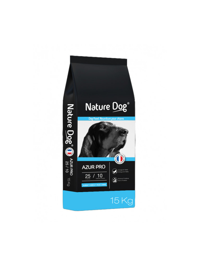 Croquettes Azur Pro 25/10 Nature Dog 15kg