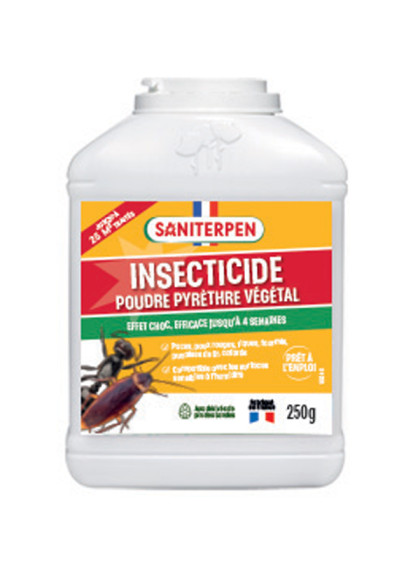 Saniterpen Insecticide Poudre au pyrèthre végétal