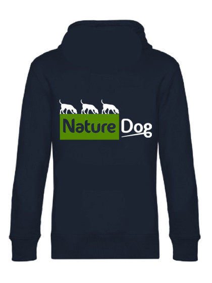 Sweat à capuche 3 chiens femme Nature Dog