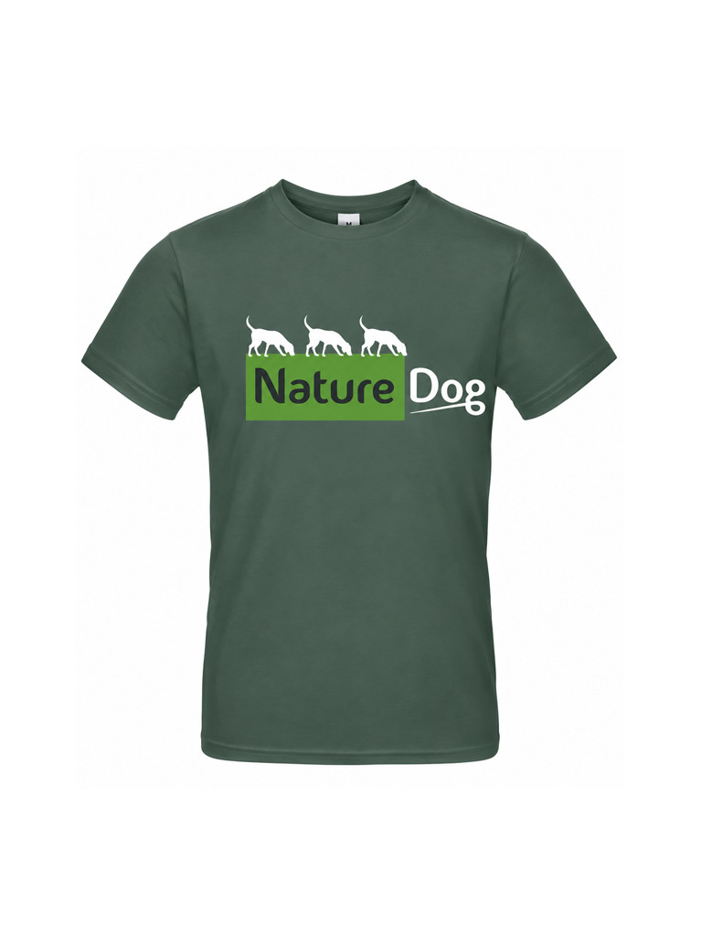 T-shirt 3 chiens reniflant Nature Dog