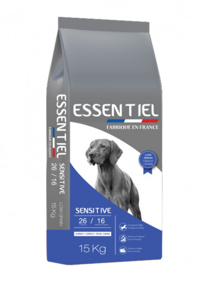 Croquettes Essentiel Sensitive 26/16 Low Grain Nature Dog 15kg