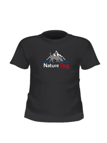 T-shirt montagne logo central homme Nature Dog