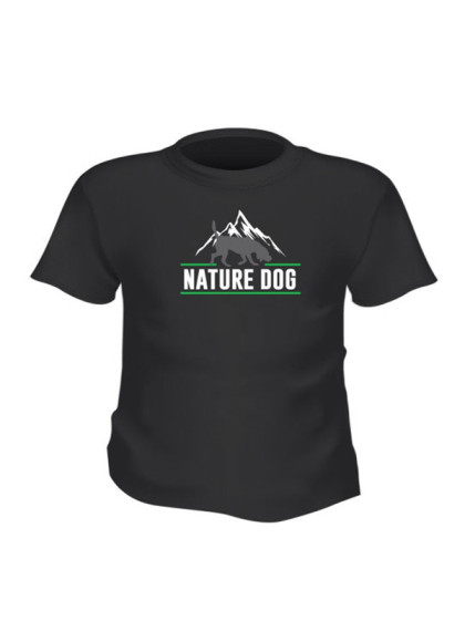T-shirt chien et montagne homme Nature Dog